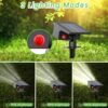 XERGY Solar LED Garden Spot Lights – Waterproof Outdoor Solar Lights with 3 Lighting Modes, Auto On/Off Feature & Adjustable Head for Garden, Lawn, Pathway and Landscape Lighting (Pack of 2)