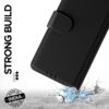 Pikkme Flip Cover for Vivo Y400 Pro 5G| Leather Finish | Shockproof with Card Pockets & Wallet Stand | Ultimate Protection Case (Black)