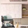1776994797_Cloyster-Dish-Drying-Rack-with-Drainboard-Carbon-Steel-Dish-Rack-for-Kitchen-Counter-Detachable-Dish-Drainer-Organizer-Shelf-with-Utensil-HolderCup-Holder-CL-05.jpg Cloyster Dish Drying Rack with Drainboard, Carbon Steel Dish Rack for Kitchen Counter, Detachable Dish Drainer Organizer Shelf with Utensil Holder,Cup Holder (CL-05)