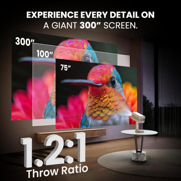 1777001309_E-GATE-Atom-4X-Fully-Automatic-Projector-4k-Ultra-HD-Whale-TV-Live-TV-on-Android-Brightest-400-ISO-Native-1080p-Netflix-Prime-USB-HDMI-ARCCEC-HDRHLG-WiFi-6-BT-Egate-mini-Projectors.jpg E GATE Atom 4X+ Fully Automatic Projector 4k Ultra HD | Whale TV+ Live TV on Android | Brightest 400 ISO | Native 1080p, Netflix, Prime | USB-HDMI ARC+CEC | HDR+HLG | WiFi 6, BT, Egate mini Projectors
