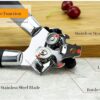 3-in-1 Stainless Steel Can Opener, Bottle Opener & Tin Cutter – Heavy Duty Manual Can Opener with Smooth Edge, Rotating Knob & Comfortable Anti-Slip Hand Grip for Kitchen & Outdoor Campin