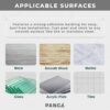 PANCA Stainless Steel Adhesive Sponge Holder for Kitchen Sink | Waterproof Caddy Organizer | Rustproof Sponge Rack for Scrubber & Brush | Kitchen Accessories (Pack of 2)
