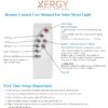 XERGY 50W Solar LED Street Light with Remote – 96 LEDs, Motion Sensor, Dusk to Dawn Sensor, IP67 Waterproof, 3W Solar Panel, 2000mAh Battery – Outdoor Lighting for Garden, Yard, Driveway, Garage