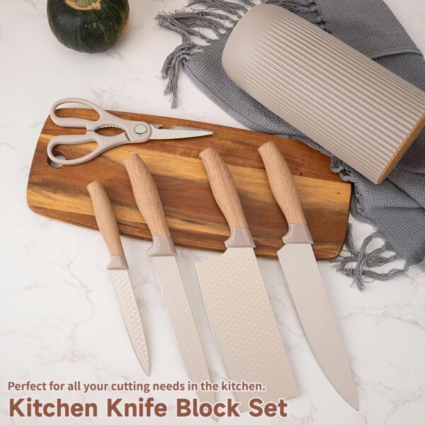 1777011291_Ultra-Knife-Set-Precision-Cutting-Knives-Wood-Handle-Non-Stick-Rust-Resistant-Durable-Chopping-Slicing-Dicing-Housewarmings-Anti-Slip-Modern-1-PcsMulticolor.jpg Ultra Knife Set, Precision Cutting Knives, Wood Handle, Non Stick, Rust Resistant, Durable, Chopping, Slicing, Dicing, Housewarmings, Anti Slip, Modern (1 Pcs)(Multicolor)