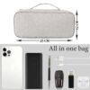 1777033484_Kuber-Industries-Travel-Organizer-For-Electronic-AccessoriesMultipurpose-PouchAdapter-Cable-Gadget-OrganizerTwo-Comparment-With-Zipper-Grey.jpg Kuber Industries Travel Organizer For Electronic Accessories|Multipurpose Pouch|Adapter, Cable, Gadget Organizer|Two Comparment With Zipper (Grey)