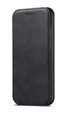 PU Leather Magnetic Premium Flip Cover with 2 Card Slot for Vivo Y400 Pro 5G - Black