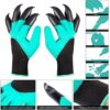 Garden Art Multipurpose Gloves | Cut-Resistant Gloves, Rubber Coated, Comfortable For Wood Working, Construction Work, Electric Welding and Other Activites GGWPN2H (2 Hand Claws Blue)