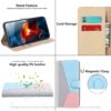 Perkie Candy Series for Samsung Galaxy M30s Magnetic Wallet Case Flip Cover (Soft Tricolor)