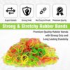 GLUN® 2 Inch Multicolour Rubber Band 150 Gram Pack, Fluorescent Multicolor, Strong & Stretchable for Home, Office & Kitchen Use