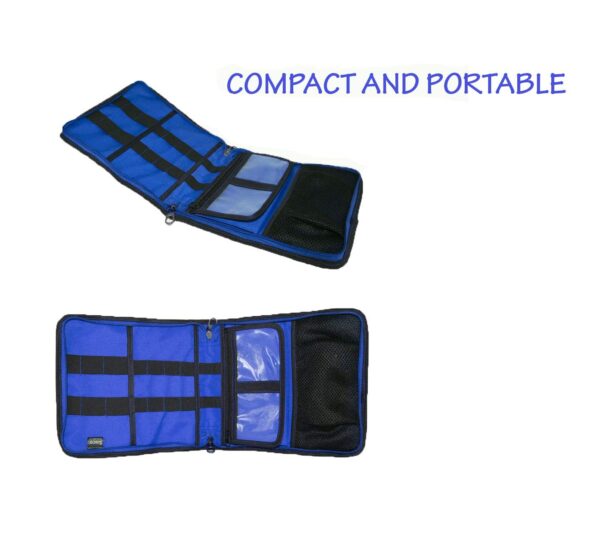 Saco Gadget Organizer Bag - Blue (Unisex, Universal Travel Kit)