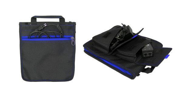 Saco Gadget Organizer Bag - Blue (Unisex, Universal Travel Kit)