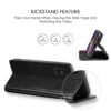 amazon basics Poco C71 5G Flip Cover | Card Pockets Wallet & Stand | Flip Cover for Poco C71 5G (Black)
