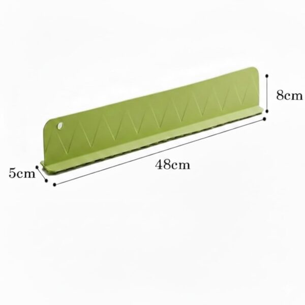 Silicone Sink Water Splash Guard 18.8 Inch | Waterproof Faucet Splash Protector for Kitchen & Bathroom Countertop | Green Color