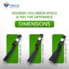 Utkarsh 1 Inch Khurpi for Gardening Accessories | Rust-Free Khurpi for Home Garden | Plant Tools for Soil Tilling, Digging | Essential Indoor Outdoor Terrace Garden Hand Tools Kit | Pack of 2 Tools