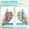 Mechanical Keyboard Switch Keychain (Blue Clicky Switch) | Fidget Toy Keychain with Audible Click Sound | Transparent Key Tester Keyring | Stress Relief Gadget for Office & Gaming Lovers