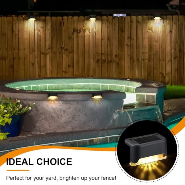 1777096935_Plastic-Step-Light-Outdoor-Led-Solar-Powered-Deck-Lights-Waterproof-Lighting-for-Steps-Stairs-Paths-Garden-Fences-Pathway-Outdoor-Solar-Deck-Lights-16.jpg Plastic Step Light Outdoor Led Solar Powered Deck Lights Waterproof Lighting for Steps Stairs Paths Garden Fences Pathway, Outdoor Solar Deck Lights (16)