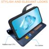 Pikkme OnePlus 12R 5G Flip Cover | Dual-Tone PU Leather Finish | Wallet Style & Stand | Magnetic Flip Case for OnePlus 12R 5G (Navy & Light Blue)