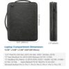 MOCA Laptop Shoulder Bag for MacBook Neo/Air/Pro 13-inch M2 M1 M4 M5, Pro 14-inch, MacBook Air 13.6", Tab S8 Ultra 14.6 Padded Carrying Case for Dell XPS 13, 13.5'' Surface Laptop/Book, HP, Acer