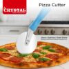 Crystal - MKA069 Stainless Steel Pizza Cutter, Multicolour
