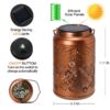 Solar Lantern Outdoor Hummingbird Decorative Solar Lights Waterproof Metal Hanging Lantern LED Solar Garden Light Vintage Solar Lamp Metal Lantern Hummingbird Design Solar Light - A8