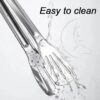 The Cook House - Stainless Steel Utility Tong for Kitchen Tong for Cooking, Frying & Serving | Pakkad for Kitchen with Grip, Tong, Pakadni, Sansi, Chimta, Gripper for Kitchen Use - Set of 4