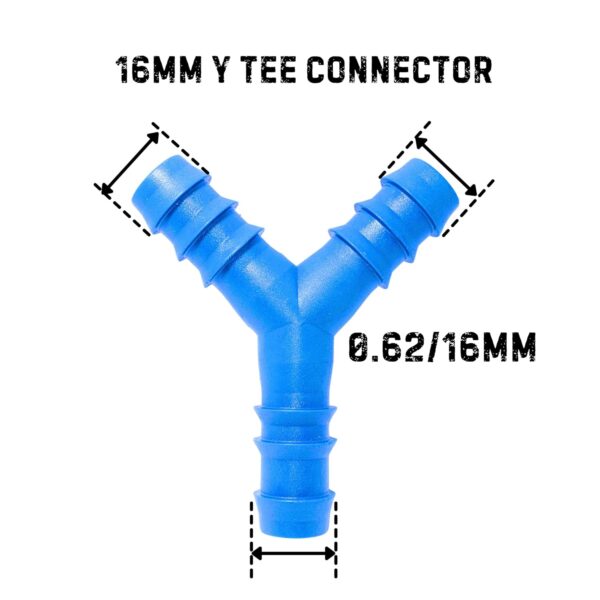 1777128515_16mm-Y-Tee-Connector-for-Drip-Irrigation-kits-Accessories-Online-lateral-pipe-jointer-Home-garden-farm-Pack-OF-25.jpg 16mm Y Tee Connector for Drip Irrigation kits Accessories Online lateral pipe jointer Home garden farm (Pack OF 25)