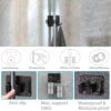 JIALTO 1 PCS Adhesive Broom Holder Wall Mounted – Stainless Steel Mop Holder for Bathroom & Kitchen, No Drill Wall Organizer for Broom Stick, Cleaning Tools Hanger