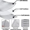 Viblzz Non-Scratch Wire Dishcloth, Multipurpose Steel Scrubber for Utensils Cleaning, Wet and Dry Dish Wash Scrub Cloth for Washing Dishes, Sinks, Counters and Vessels
