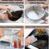 Viblzz Non-Scratch Wire Dishcloth, Multipurpose Steel Scrubber for Utensils Cleaning, Wet and Dry Dish Wash Scrub Cloth for Washing Dishes, Sinks, Counters and Vessels