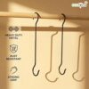 1777148388_ecofynd-16-Inch-Metal-Pot-Extension-Hooks-S-Shaped-Wall-Hooks-for-Hanging-Plants-Pots-Pans-Bird-Feeders-and-Baths-Planters-Lanterns-Ornaments-Heavy-Duty-Extra-Large-Hanger-Hook-Black-2.jpg ecofynd 16 Inch Metal Pot Extension Hooks, S Shaped Wall Hooks for Hanging Plants, Pots, Pans, Bird Feeders and Baths, Planters, Lanterns, Ornaments, Heavy Duty Extra Large Hanger Hook (Black, 2)