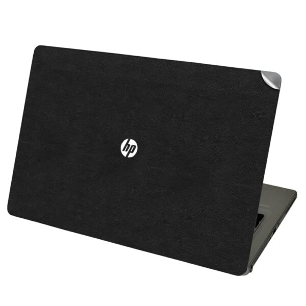 GADGETS WRAP Premium Vinyl Laptop Decal Top Only Compatible with HP Elitebook Folio 9480M - Black Leather