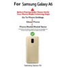 Flip Cover Back Case for Samsung Galaxy A6 | Premium Leather Finish | Inbuilt Pockets & Stand | Flip Cover Back Case for Samsung Galaxy A6 (Black)