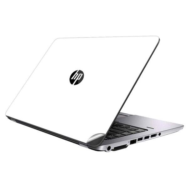 GADGETS WRAP Premium Vinyl Laptop Decal Top Only Compatible with HP Elitebook 820 G1 - Jet White Glossy