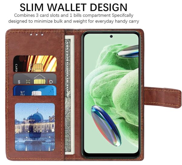 1777211298_Amazon-Brand-Solimo-Flip-Leather-Mobile-Cover-Soft-Flexible-Kickstand-Back-case-Compatible-for-Mi-Redmi-Note-12-5G-Poco-X5-5G-Brown.jpg Amazon Brand - Solimo Flip Leather Mobile Cover (Soft, Flexible & Kickstand Back case) Compatible for Mi Redmi Note 12 5G / Poco X5 5G (Brown)