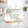 Bamboo 2-Tier Kitchen Counter Organizer Rack | Staggered Oval Pedestal Shelf for Mugs, Spice Jars & Coffee Station | Water Resistant Bamboo Wood Display Stand