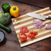 Amazon Brand - Solimo Premium High-Carbon Stainless Steel Santoku Knife, Black