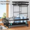 1777233257_Cloyster-Detachable-Dish-Drying-Rack-Two-Tier-Dish-Organizer-with-Cup-Holder-360°-Swivel-SpoutUtensil-Holder-and-Cutting-Board-Holder-Over-the-Sink-Dish-Rack-for-Kitchen-CL-09.jpg Cloyster Detachable Dish Drying Rack, Two Tier Dish Organizer with Cup Holder, 360° Swivel Spout,Utensil Holder and Cutting Board Holder, Over the Sink Dish Rack for Kitchen (CL-09)