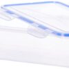 Aristo Lock & Fresh 332 Plastic Storage Container For Storing grains, pulses, rice, wheat etc- 2200 ML, Transparent Clear, large (32 x 15 x 8.5 cm)