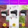 Solar Stairs Light Automatic Sensor Weather Resistant Easy Installation Energy Efficient Outdoor Versatile Lamp for Home Garden Balcony (Warm White) (12)