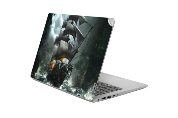 GADGETS WRAP Printed Vinyl Top Only Skin Sticker Decal for GADGETS WRAP Printed Vinyl Top Only Skin Sticker Decal for Lenovo Ideapad 330S (81F4) 14inch - Pirate Ships
