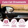 5pcs Cat Car Accessories,PVC Cat Figurine for Cars Home Garden Decor,Car Decorations Interior Dashboard Accessories (Style 2)