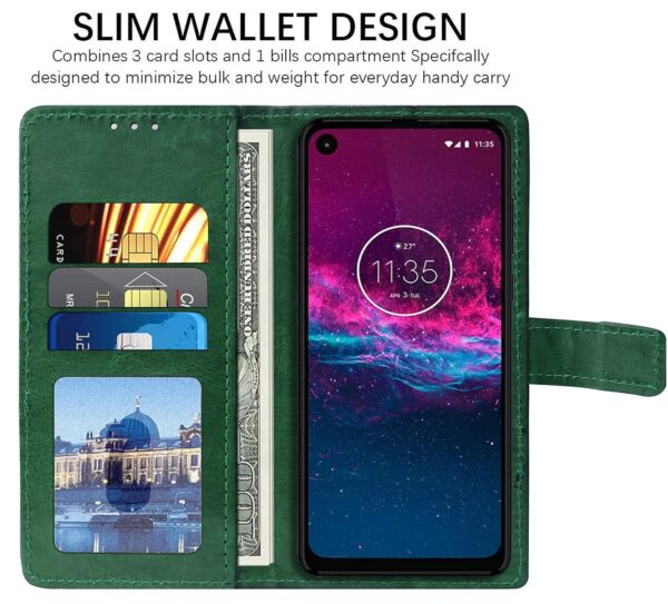 1777282978_Amazon-Brand-Solimo-Flip-Leather-Mobile-Cover-Soft-Flexible-Kickstand-Back-case-Compatible-for-Motorola-One-Action-Green.jpg Amazon Brand - Solimo Flip Leather Mobile Cover (Soft, Flexible & Kickstand Back case) Compatible for Motorola One Action (Green)