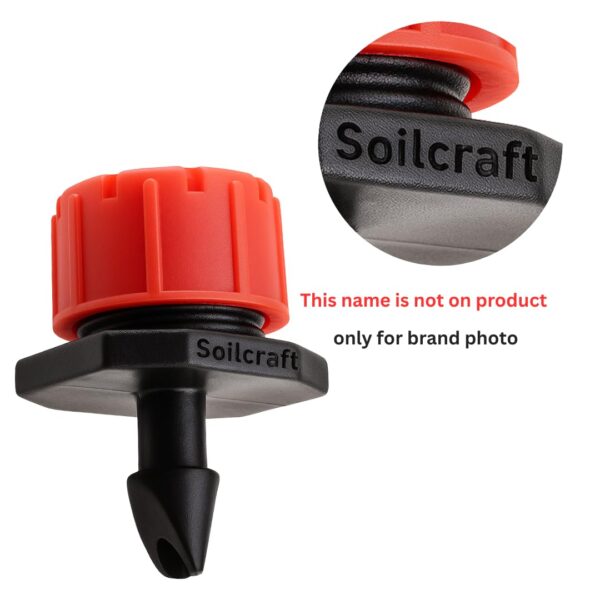 1777288078_SOILCRAFT®-4mm-Drip-Irrigation-Pipe-Accessories-Adjustable-Drippers-Emitters-Sprinklers-0-70lph-for-Watering-Misting-The-Garden-OutdoorPack-of-100-PCS.jpg SOILCRAFT®- 4mm Drip Irrigation Pipe Accessories Adjustable Drippers Emitters Sprinklers 0-70lph for Watering Misting The Garden Outdoor(Pack of 100 PCS)