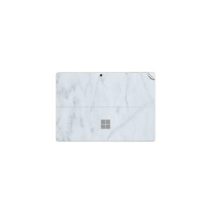 GADGETS WRAP Premium Vinyl Laptop Decal Top Only Compatible with GADGETS WRAP Premium Vinyl Laptop Decal Top Only Compatible with Microsoft Surface Pro 4 - White Marble