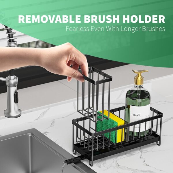 1777299515_Dhairya-Stainless-Steel-Sink-Organizer-Draining-Rack-–-Compact-Kitchen-Sink-Caddy-for-Sponges-Brushes-Dish-Soap-–-Rust-Resistant-Countertop-Holder-with-Fast-Drainage-Design-Large.jpg Dhairya Stainless Steel Sink Organizer & Draining Rack – Compact Kitchen Sink Caddy for Sponges, Brushes, Dish Soap – Rust-Resistant Countertop Holder with Fast Drainage Design (Large)