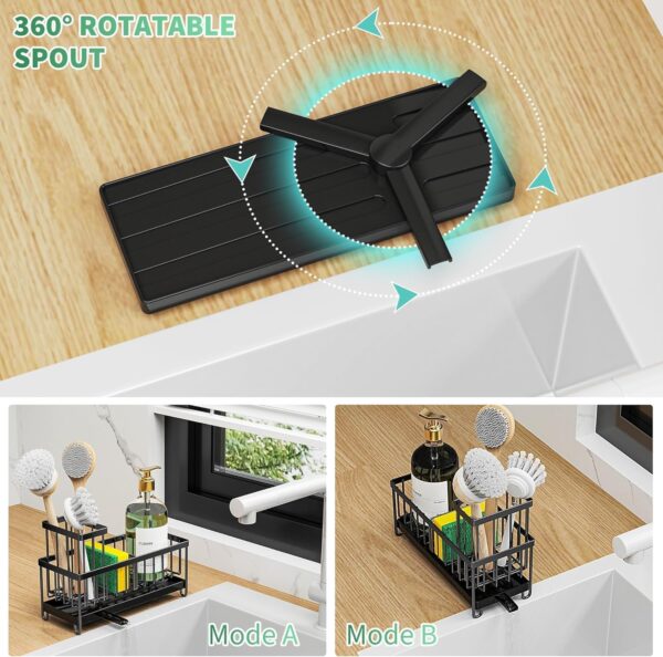 1777299516_Dhairya-Stainless-Steel-Sink-Organizer-Draining-Rack-–-Compact-Kitchen-Sink-Caddy-for-Sponges-Brushes-Dish-Soap-–-Rust-Resistant-Countertop-Holder-with-Fast-Drainage-Design-Large.jpg Dhairya Stainless Steel Sink Organizer & Draining Rack – Compact Kitchen Sink Caddy for Sponges, Brushes, Dish Soap – Rust-Resistant Countertop Holder with Fast Drainage Design (Large)