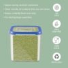 Milton Stacko 360° 4500 Storage Container, 4.13 Litre, Transparent | Air Tight | Bpa Free | Food Grade | Recyclable - Plastic