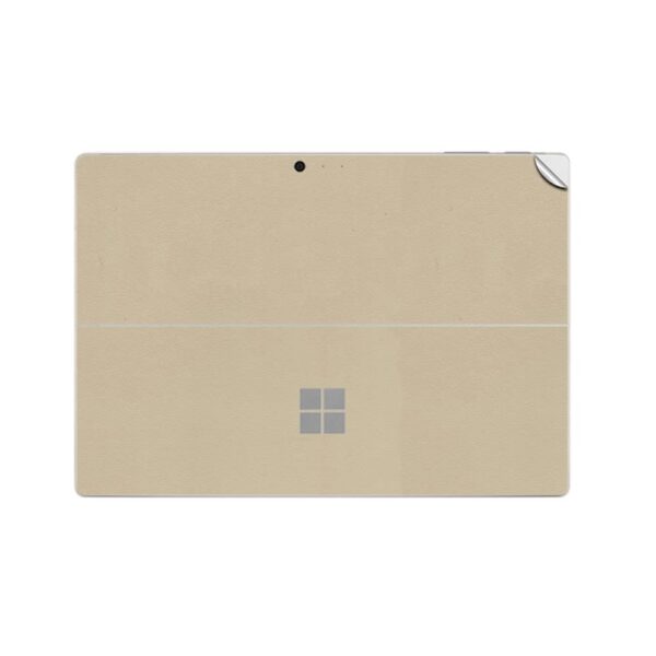 GADGETS WRAP Premium Vinyl Laptop Decal Top Only Compatible with GADGETS WRAP Premium Vinyl Laptop Decal Top Only Compatible with Microsoft Surface Pro 2017 - Cream Leather