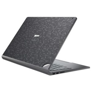 GADGETS WRAP Premium Vinyl Laptop Decal Top Only Compatible with GADGETS WRAP Premium Vinyl Laptop Decal Top Only Compatible with Microsoft Surface Book - Silver Honeycomb