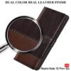 TheGiftKart Flip Back Cover Case for Mi Redmi Note 15 Pro Plus 5G | Dual-Color Leather Finish | Inbuilt Stand & Pockets | Flip Back Case Cover for Redmi Note 15 Pro+ 5G (Faux Leather, Coffee & Brown)